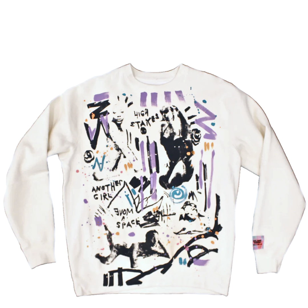 Another Girl Premium Painted Sweatshirt