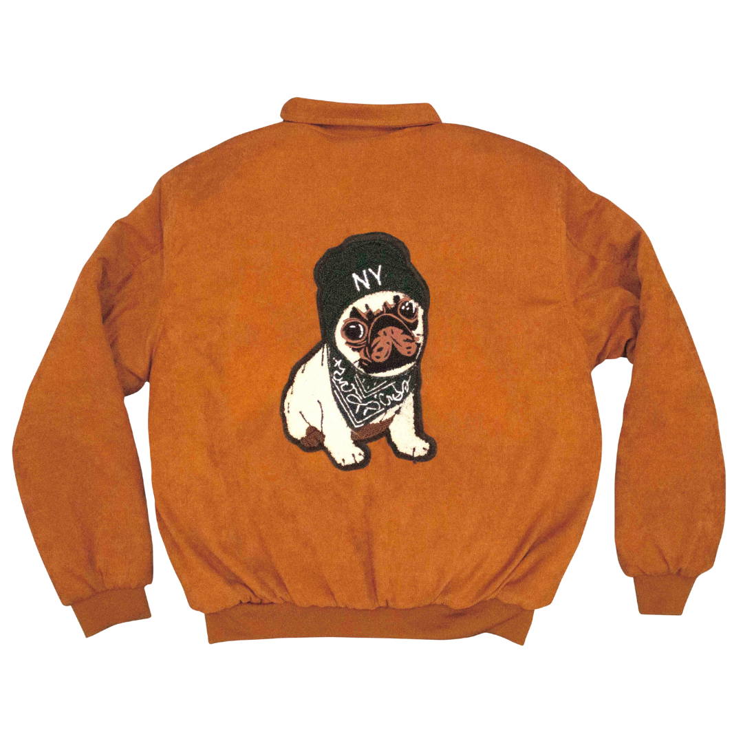 BIG NY Puppy Corduroy Bomber – Streetwear NYC Outerwear – Askannyc