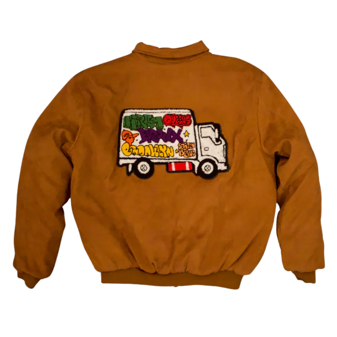 Graffiti Truck Corduroy Bomber