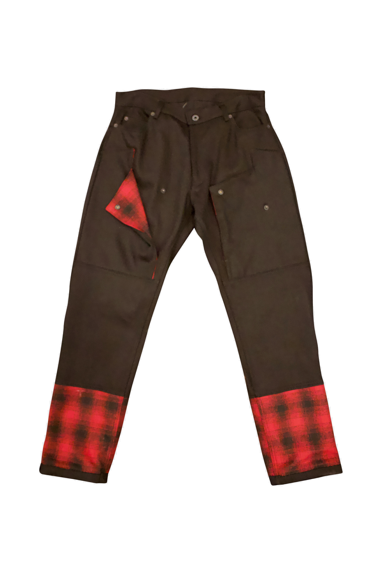 Nomad 2 Tone Plaid Denim Jeans