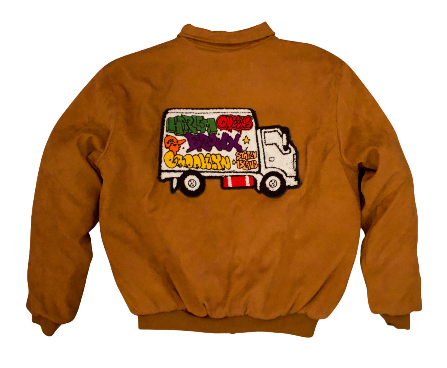 Graffiti Truck Corduroy Bomber