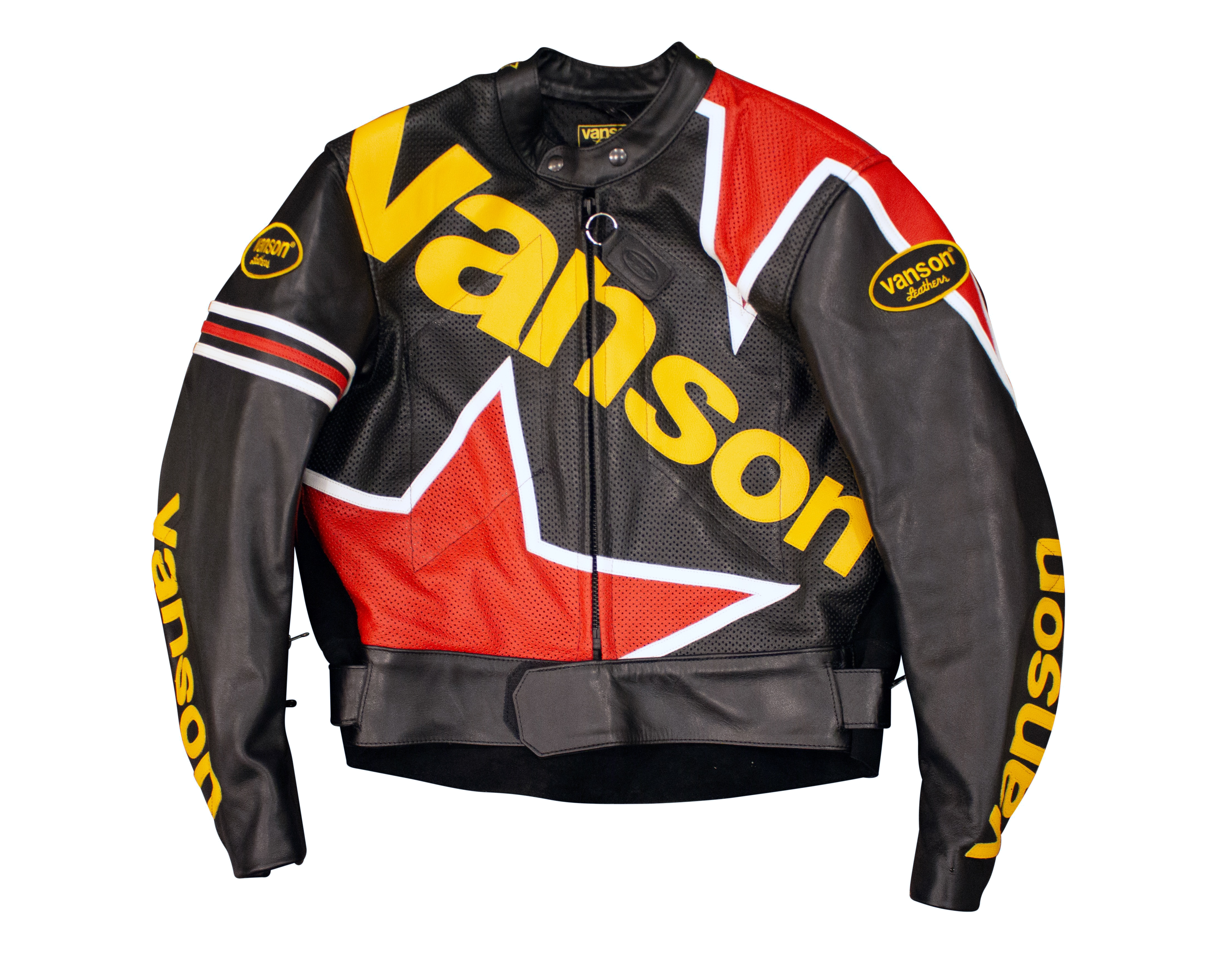 レア　米国製 Vanson Star Leather Bomber JKT　40 Men's Vanson Star Leather Jacket. – Harley Davidson Of NYC