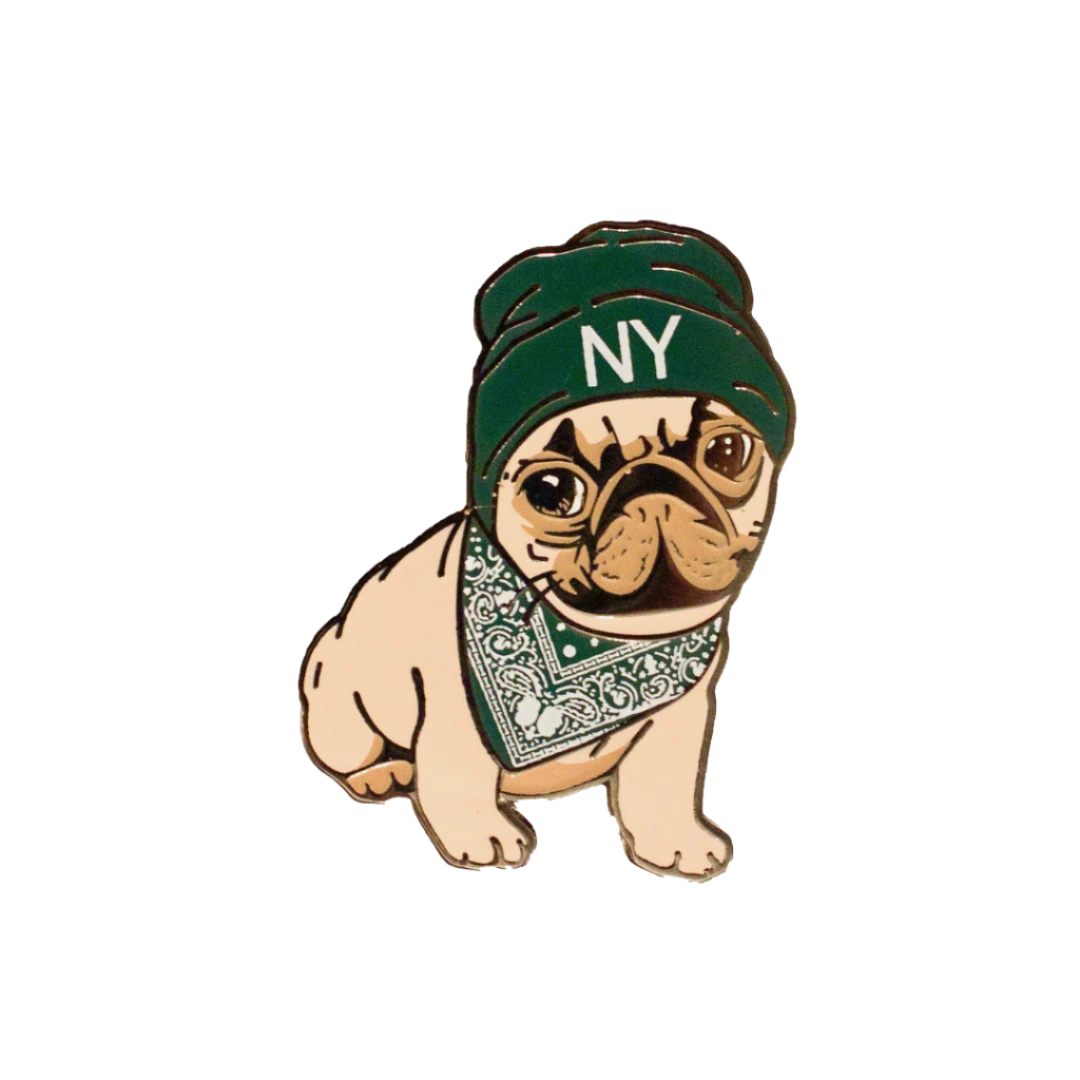NY Puppy Enamel Pin