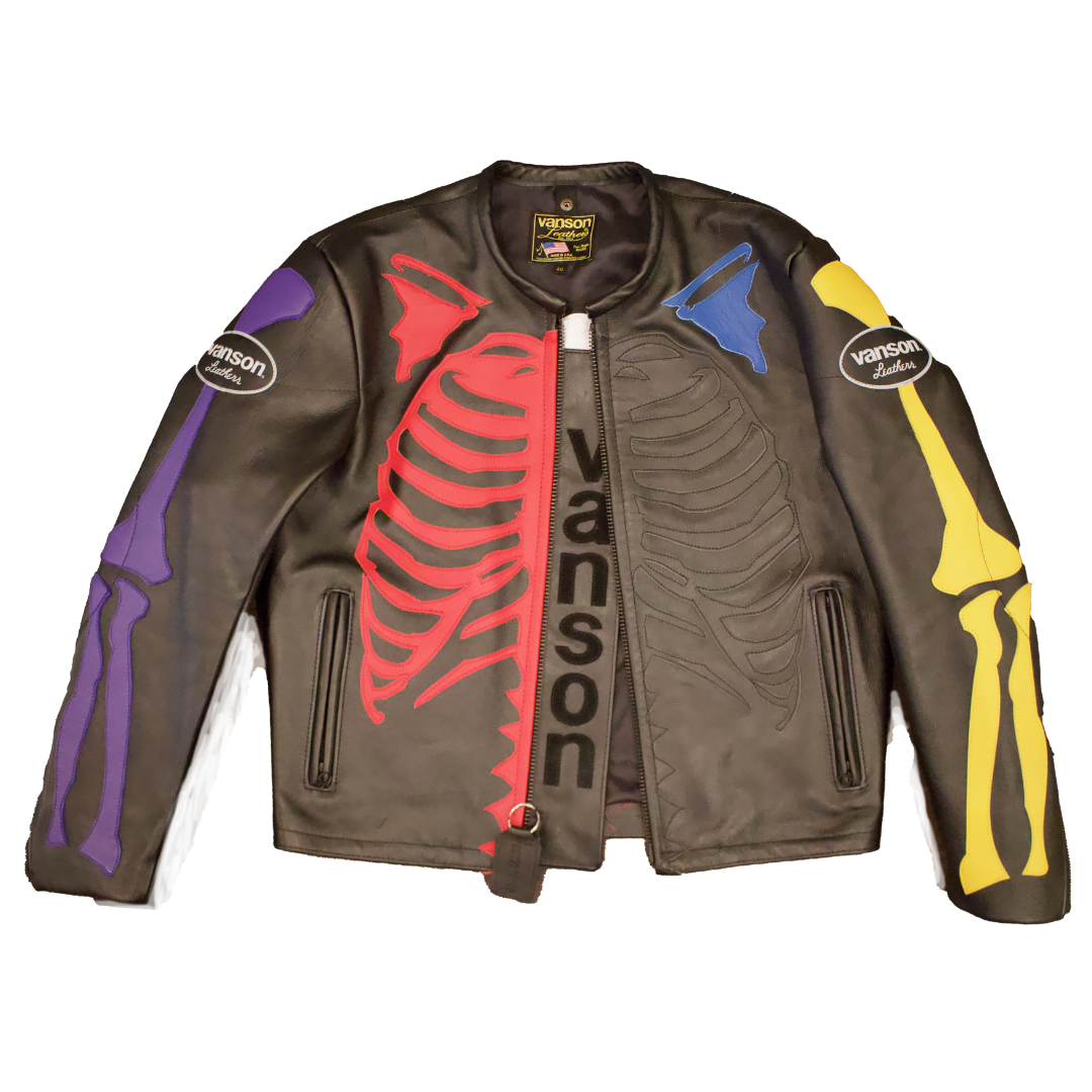 Vanson Leathers スカジャン Vanson Leather Jacket – Classic 90's Streetwear Outerwear NYC