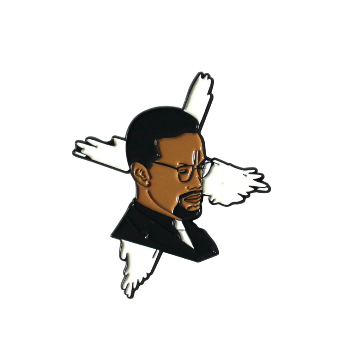 X Enamel Pin