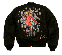 Evolve Dreams Hand Painted Bomber