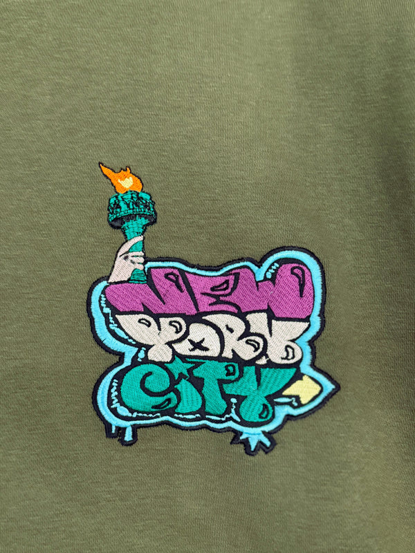 NYC Graffiti Embroidery Hoodie