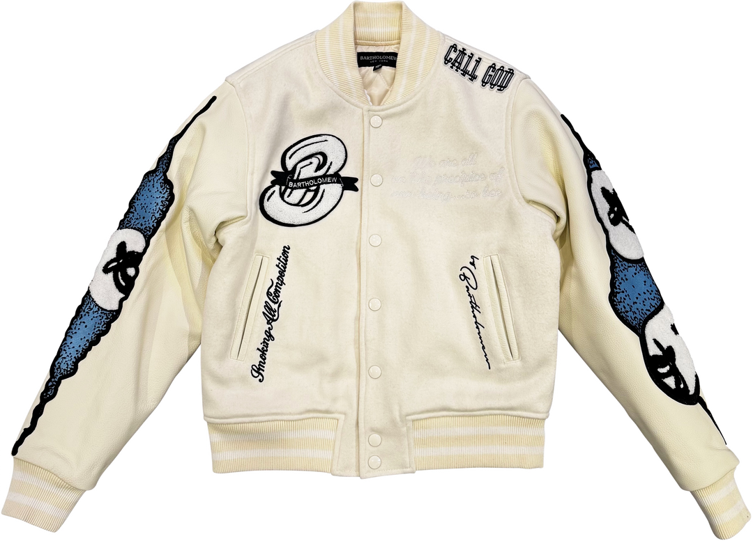 BGOLD Leather & Wool Varsity Jacket