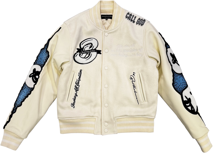 BGOLD Leather & Wool Varsity Jacket