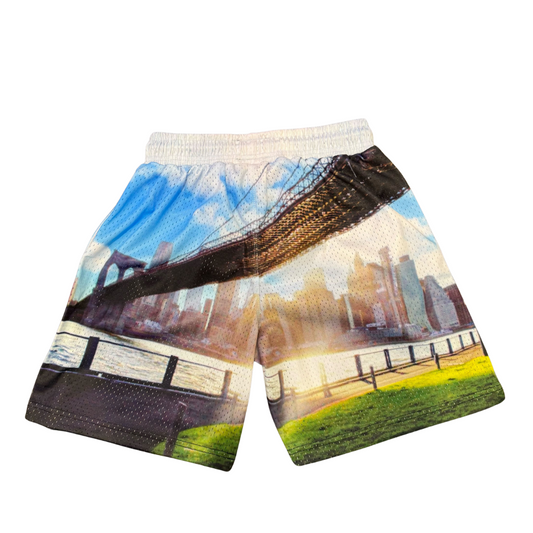 Brooklyn Bridge Mesh Shorts