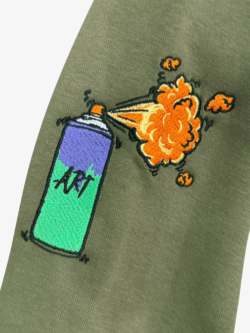 NYC Graffiti Embroidery Hoodie