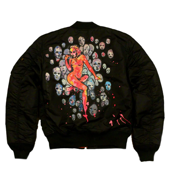 Evolve Dreams Hand Painted Bomber