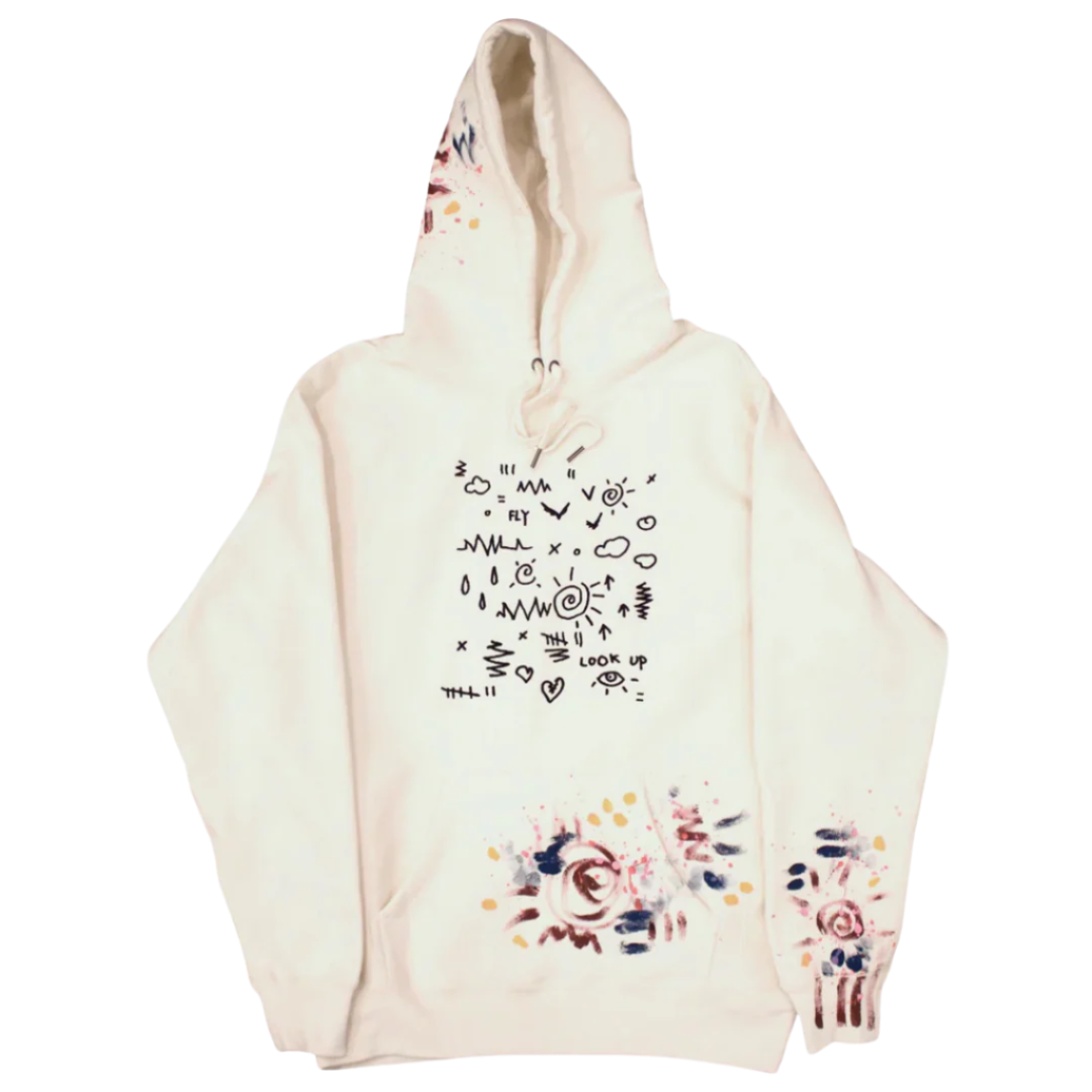 Fly Painted & Embroidered Premium Hoodie