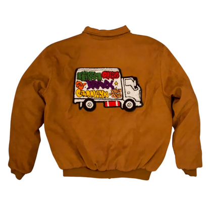 Graffiti Truck Corduroy Bomber