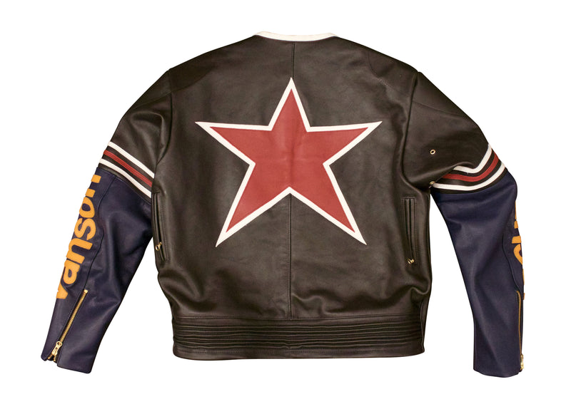 Vanson Star Leather Jacket