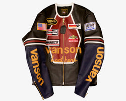 Vanson Star Leather Jacket