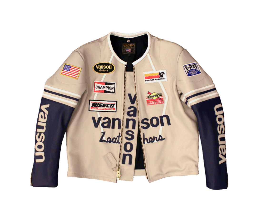 Vanson Star Leather Jacket – Classic 90's Streetwear NYC Vanson Star Leather Jacket – Classic 90's Streetwear NYC