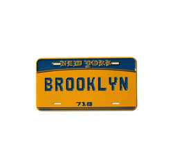Brooklyn Plate Enamel Pin