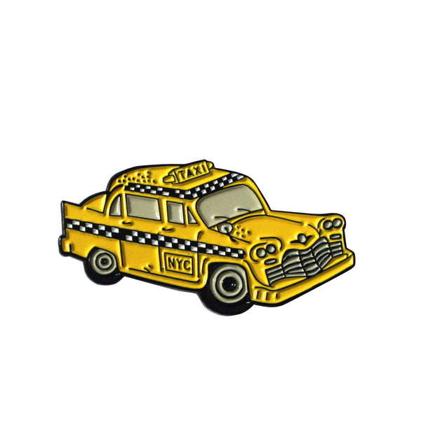Old School NY Taxi Enamel Pin