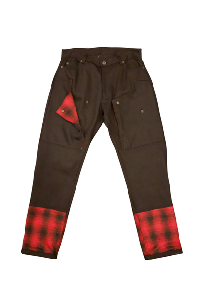 Nomad 2 Tone Plaid Denim Jeans