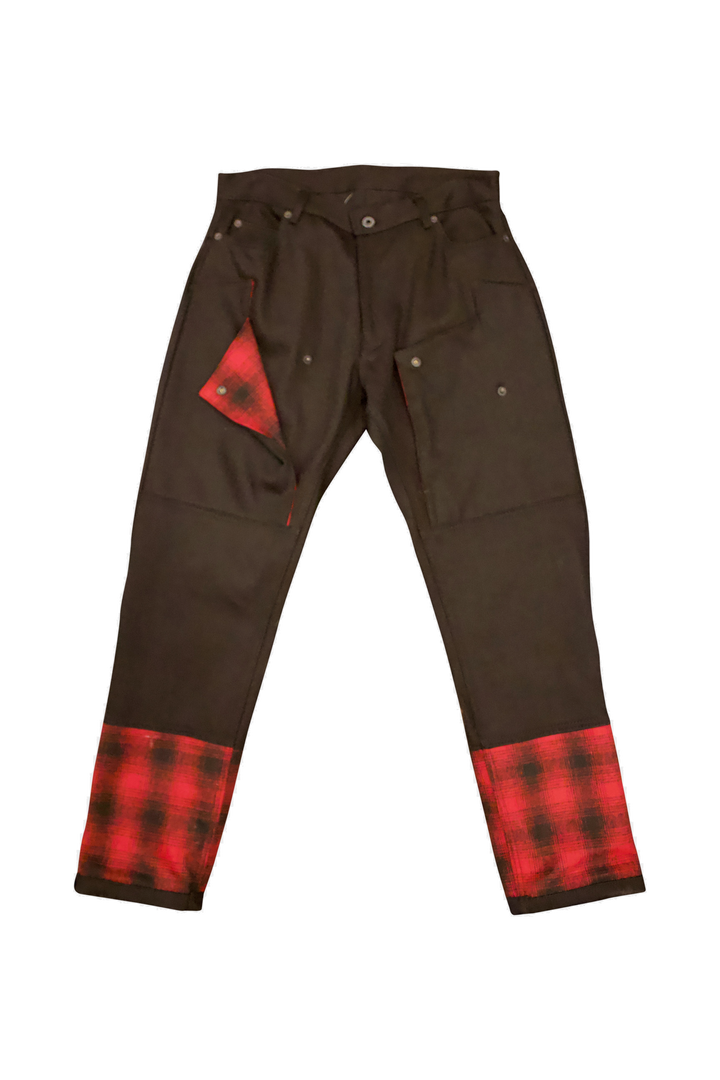 Nomad 2 Tone Plaid Denim Jeans