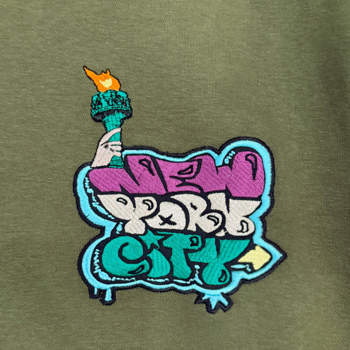 NYC Graffiti Embroidery Hoodie