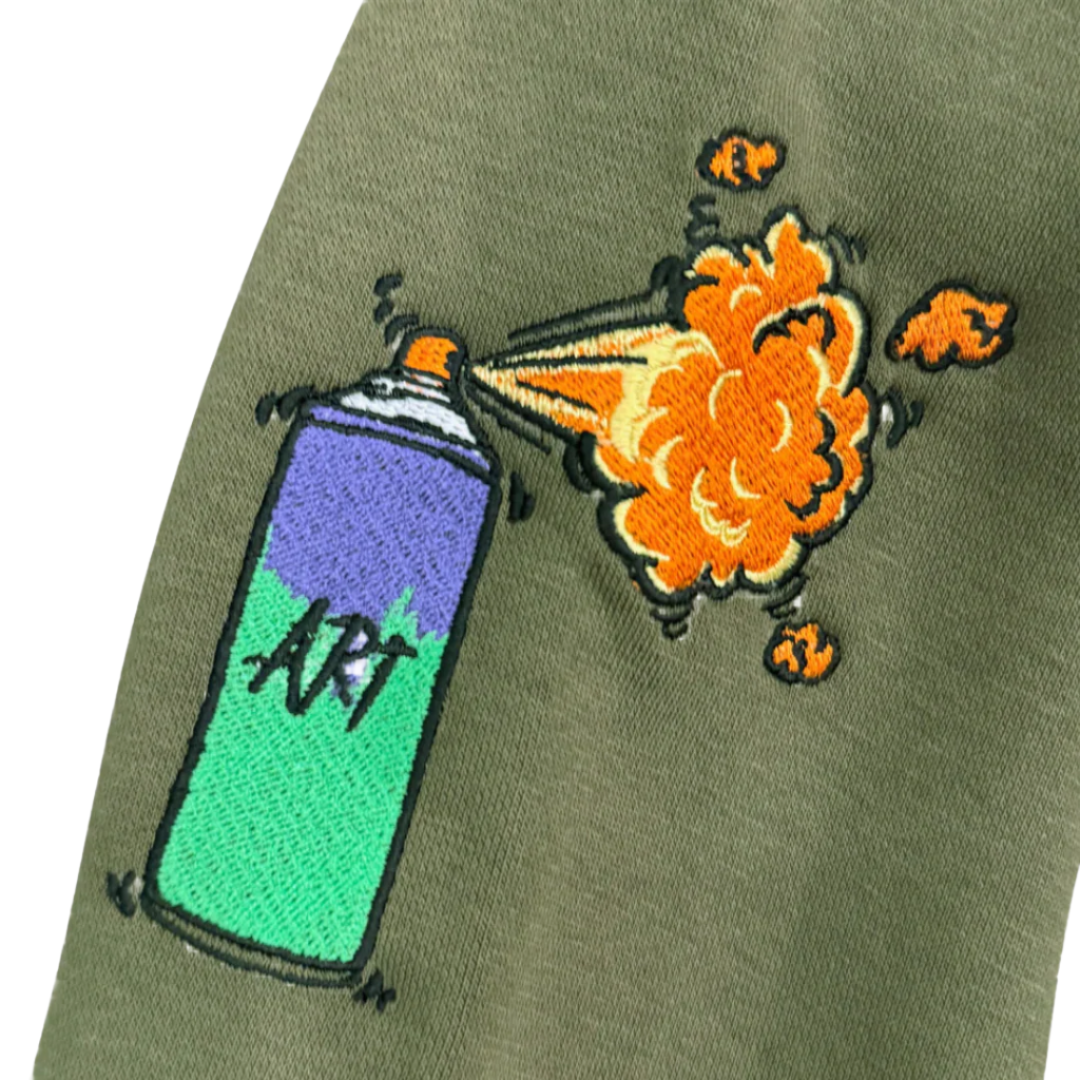 NYC Graffiti Embroidery Hoodie