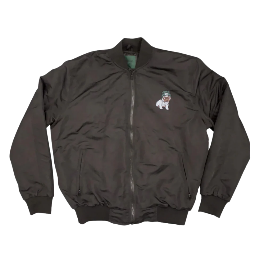 NY Puppy Embroidery Bomber