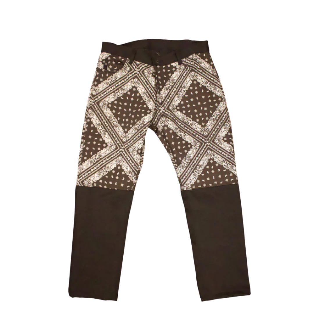 Nomad 2 Tone Paisley Denim Jeans