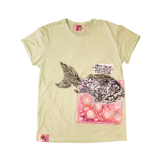 Oversized Cren Hand Painted Tee