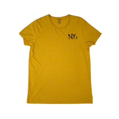 Oversized NY Spray Paint Distressed Tee