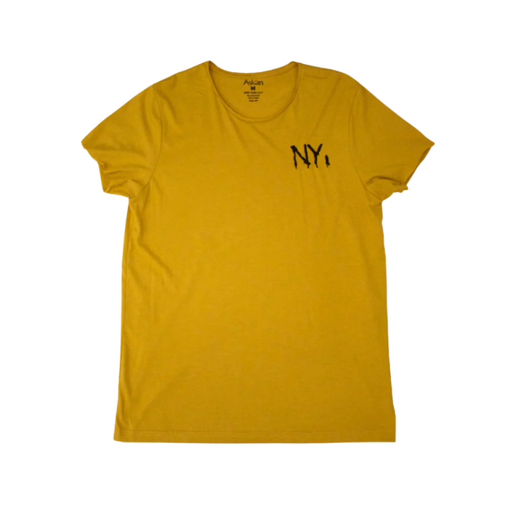 Oversized NY Spray Paint Distressed Tee
