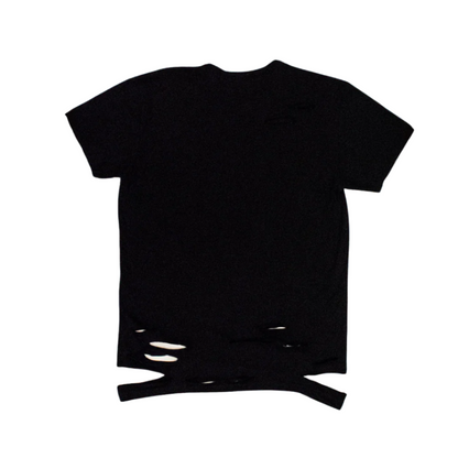 Oversized NY Spray Paint Distressed Tee