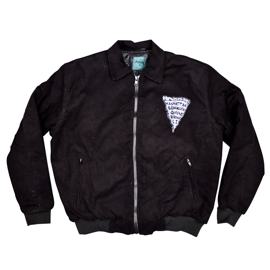 Pizza Corduroy Bomber – NYC Streetwear Oversized Jacket – Askannyc Pizza Corduroy Bomber – NYC Streetwear Oversized Jacket – Askannyc