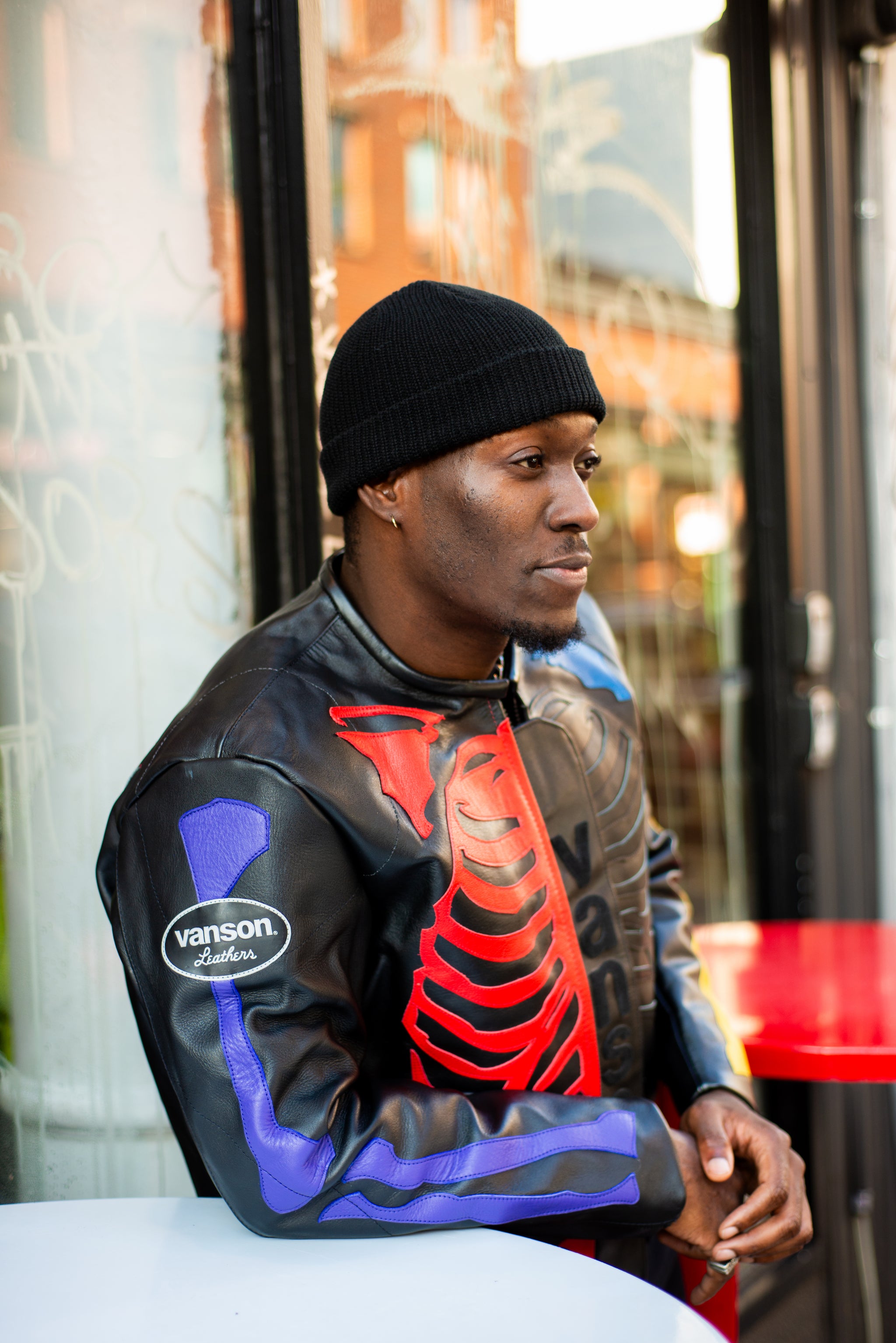 Vanson Leather Jacket – Classic 90's Streetwear Outerwear NYC