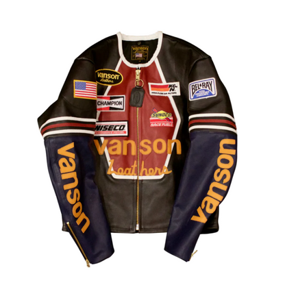 Vanson Star Leather Jacket