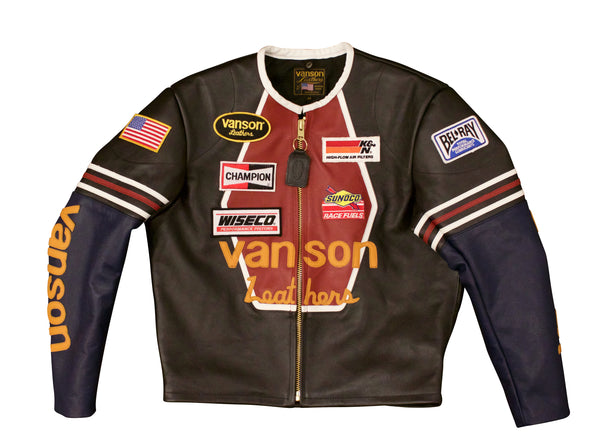 Vanson Star Leather Jacket