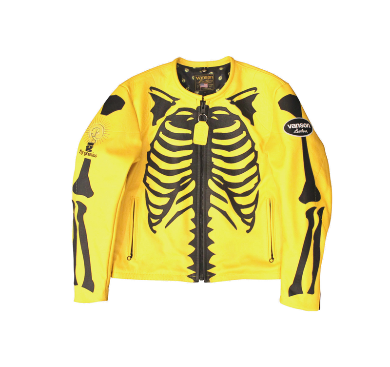 Vanson skeleton discount hoodie