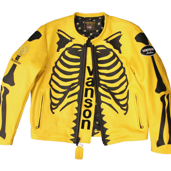 Vanson FG Bone Leather Jacket Askannyc