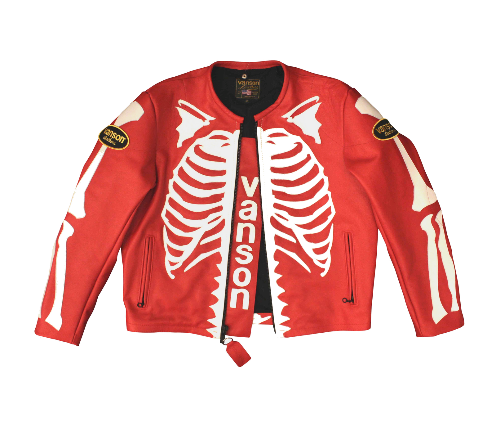 Supreme skeleton leather jacket sales