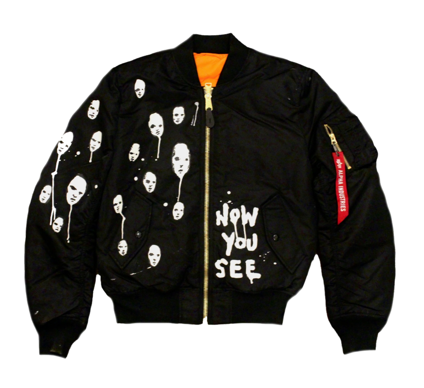Evolve Dreams Hand Painted Bomber